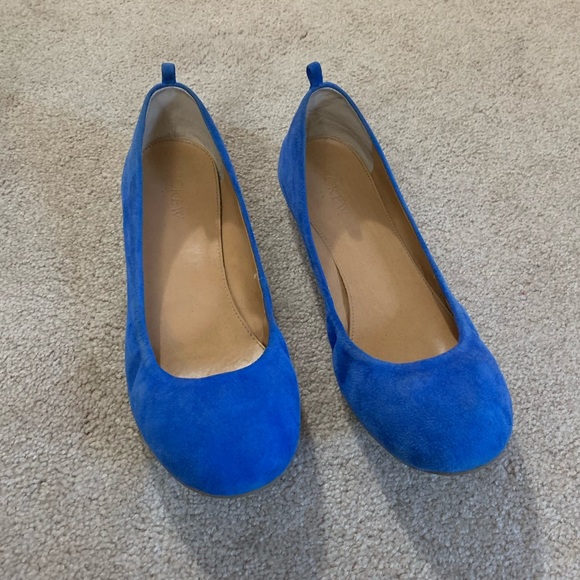 J. Crew Shoes - Blue JCrew Flats